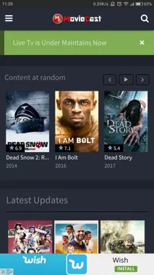 MovieCast android App screenshot 1